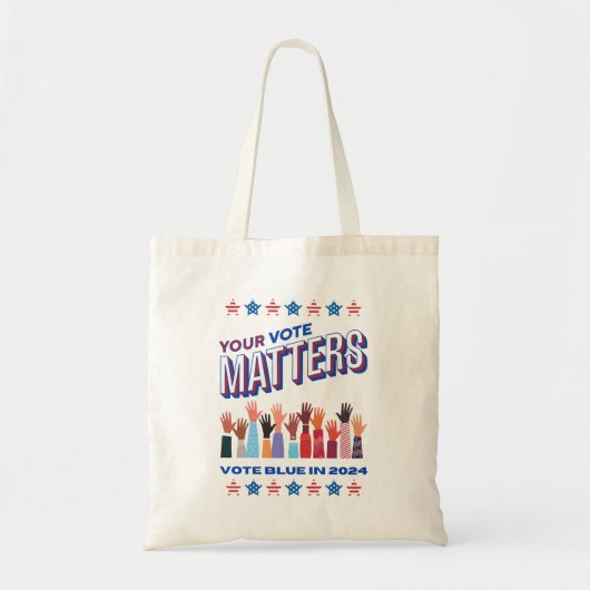 Tote Bag Votre vote compte l'élection de 2024 (Devant)