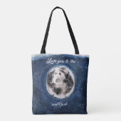 Tote Bag Vous Aimez À La Lune Et À L'Arrière (Dos)