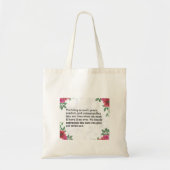 Tote Bag Vous Apportez Tant de Paix (Devant)