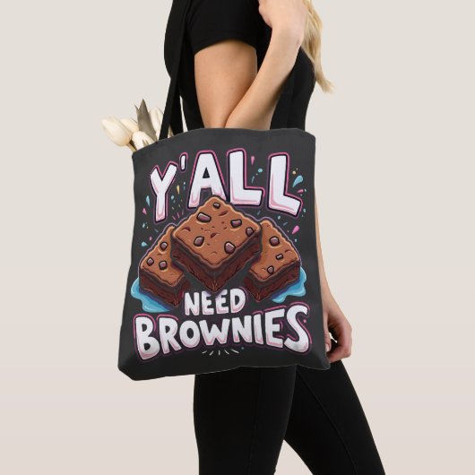 Tote Bag Vous avez besoin de Brownies Chocolate Cake Sweet (De près)