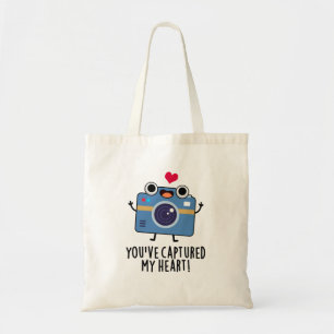Tote Bag Vous avez capturé Mon Coeur Drôle Caméra Pun