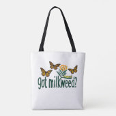 Tote Bag VOUS AVEZ DE L'ASCLEPIADE ? Plantes de chenilles d (Dos)