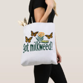 Tote Bag VOUS AVEZ DE L'ASCLEPIADE ? Plantes de chenilles d (De près)
