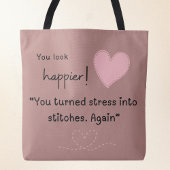 Tote Bag Vous avez l'air plus heureux ! Vous avez transform
