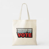 Tote Bag Vous Avez Le Droit De Vote (Dos)