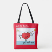 Tote Bag Vous couvrir d'amour : (Dos)