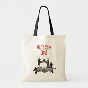 Tote Bag Vous êtes cousez la grande illustration