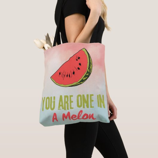 Tote Bag Vous Êtes Dans Un Melon Watermelon Fruit (De près)