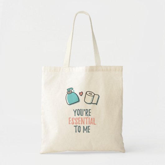 Tote Bag Vous êtes essentiel pour moi Coworker (Devant)