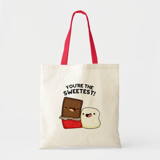 Tote Bag Vous êtes le plus doux jeu de snacks amusant (Devant)