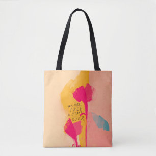 Tote Bag Vous Êtes Libre De Commencer Par Une Citation Ins