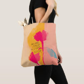 Tote Bag Vous Êtes Libre De Commencer Par Une Citation Insp (De près)