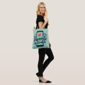 Tote Bag Vous êtes mon affection numérique de notification (Sur le modèle)
