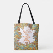 Tote Bag Vous êtes mon numéro un (Dos)