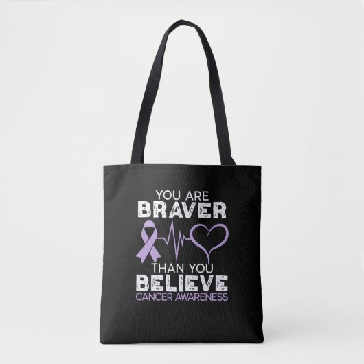 Tote Bag Vous Êtes Plus Courageux Que Vous Ne Croyez Le Sou (Devant)