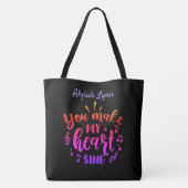 Tote Bag Vous Faites Chanter Mon Coeur (Dos)