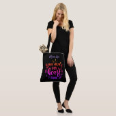 Tote Bag Vous Faites Chanter Mon Coeur (Sur le modèle)