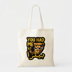 Tote Bag Vous m'avez eu à Pizza en langue arabe drôle