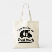 Tote Bag Vous M'Avez Eu Au Camion Alimentaire (Dos)