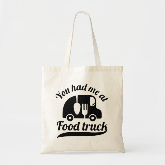 Tote Bag Vous M'Avez Eu Au Camion Alimentaire (Devant)