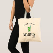 Tote Bag Vous M'Avez Eu Chez Mojitos (Devant (produit))