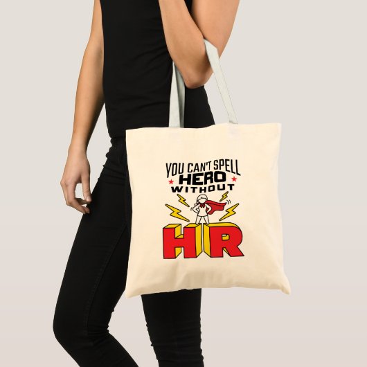 Tote Bag Vous ne pouvez pas épeler le héros sans ressources (Devant (produit))
