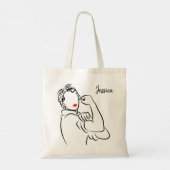 Tote Bag Vous pouvez le faire élégant et moderne Rosie Le R (Dos)