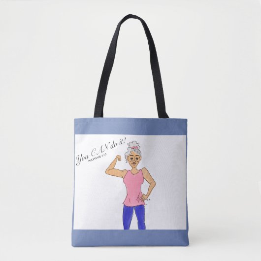 Tote Bag Vous pouvez le faire Fourre-tout (Devant)