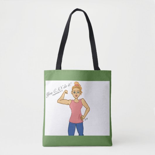 Tote Bag Vous pouvez le faire Fourre-tout (Devant)