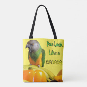 Tote Bag Vous ressemblez à un perroquet et à un fruit du