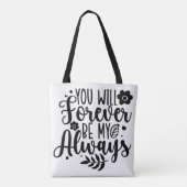 Tote Bag Vous Serez Pour Toujours Ma Citation Toujours Roma (Dos)