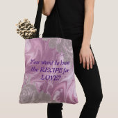 Tote Bag Vous voulez connaître la recette de LOVE Marble Fo (De près)