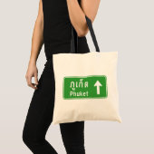 Tote Bag Voyage à Phuket ⚠ véhicule routier thaïlandais ⚠ (Devant (produit))