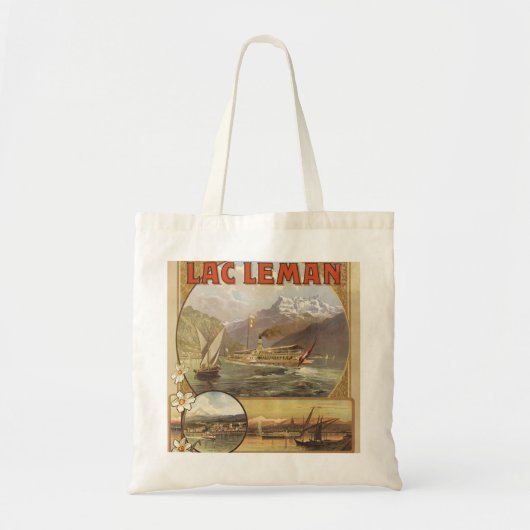 Tote Bag Voyage au Lac Léman (Devant)