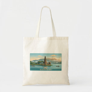Tote Bag Voyage au temple du lac Bali Ulun Danu Beratan de