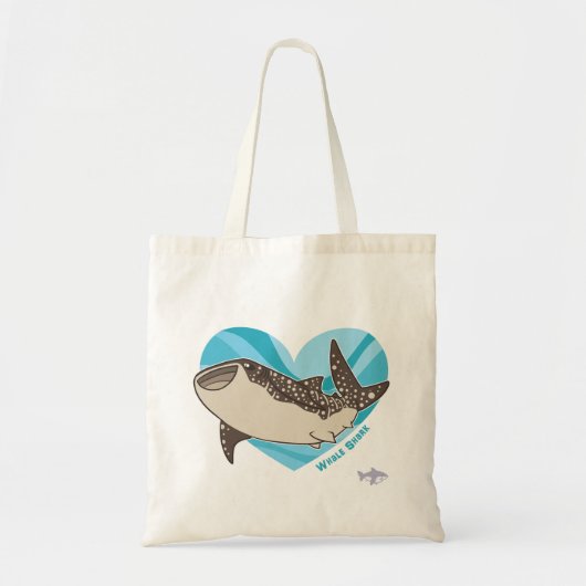 Tote Bag Voyage avec votre requin de baleine (Devant)