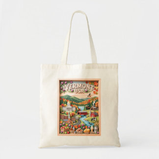 Tote Bag Voyage d'automne dans le Vermont, monuments nature