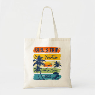 Tote Bag Voyage de fille Punta Cana 2022 Vacances dominicai