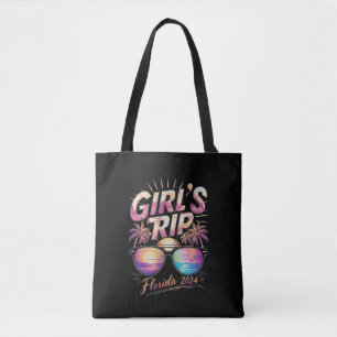 Tote Bag Voyage de filles Floride 2024 Week-end d'été à la