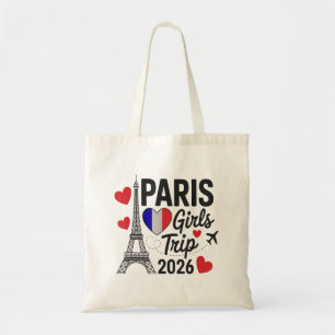 Tote Bag Voyage de filles sassy à Paris 2026 Réunion de vac