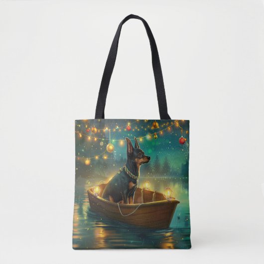 Tote Bag Voyage de Noël australien Kelpie (Devant)