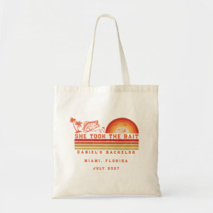Tote Bag Voyage de week-end sur le thème de la pêche pour e