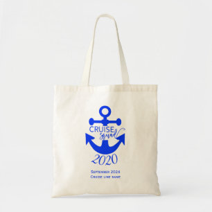 Tote Bag Voyage en famille de groupe de croisière sur mesur