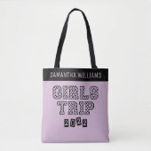 Tote Bag Voyage entre filles 2022 Week-end de vacances entr (Devant)