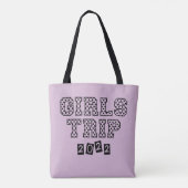 Tote Bag Voyage entre filles 2022 Week-end de vacances entr (Dos)