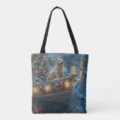 Tote Bag Voyage festif de Noël au Labrador (Dos)