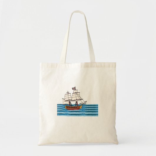Tote Bag Voyage océanique (Devant)