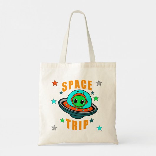 Tote Bag Voyage spatial (Dos)