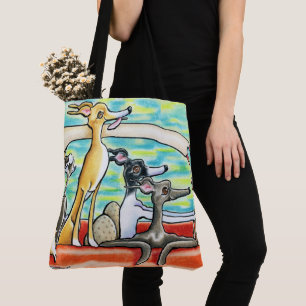 Tote Bag  Voyage sur la route Greyhounds en Italie
