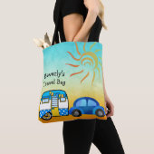 Tote Bag Voyage sur route personnalisé à Fourre-tout (De près)